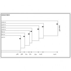 Nórsky vykurovací panel ADAX NEO NP 400W biely